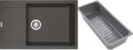 Franke Maris gránit mosogató lefolyóbetéttel 78x50 cm szürke/grafit/onix 114.0741. 974 (1140741974)