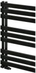 Lavita Flank fürdőszoba radiátor íves 75x50 cm fekete 5904194693169 (5904194693169)