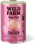 Wild Farm WILD FARM Pate csirkével 400g - gluténmentes macskaeledel