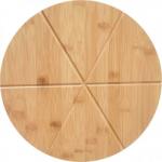 KingHoff KH-1565 Bambusz Pizzatálaló Vágódeszka - 35 cm (KH-1565) (KH-1565)