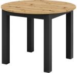 Wipmeb Sp. z o. o Bővíthető étkezőasztal WILY artisan tölgy/fekete 5904804586294 (WM0172)