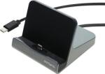 4smarts VoltDock USB-C Kábellel 60W Gunmetal Tablet Dokkolóállomás (462261) (462261)