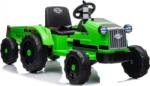 LEAN Toys Akkumulátoros Traktor Pótkocsival CH9959 Zöld (5329) (5329)