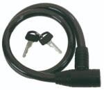 M-Wave kulcsos sodronyzár, 80 cm x 15 mm, vázkonzol nélkül, fekete