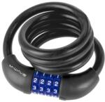 M-Wave számkombinációs sodronyzár, 100 cm x 12 mm, vázkonzol nélkül, fekete