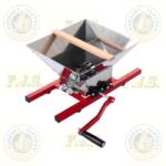 MUTA Kézi gyümölcsdaráló garattal 15 L hordóra, kádra gyümölcsmalom