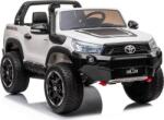 LEAN Toys Toyota Hilux 7643 12 V Elektromos 2 Személyes Kisautó - Szülői Távirányítóval, Fehér (7643-uniw) (7643-uniw)