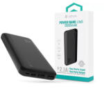 DEVIA ST125636 Kintone Series Lite 5 2xUSB/Type-C/microUSB 10.000 mAh fekete power bank (ST125636) - blacktip