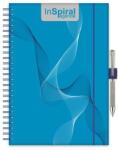 Dayliner Naptár, tervező, A5, heti, DAYLINER, InSpiral , kék-kék (NSA5HKKU)