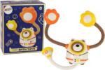LEAN Toys Kozmonauta Teddy Mackó Fürdővíz Játék Elemes Zuhanyzóval (11505) (11505)