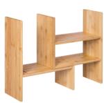 SONGMICS Bambusz asztali rendszerező, 3 adaptálható modulos asztali állvány (OFS45NL)