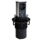  ELEVATOR rejtett elosztó liftes, 1x 230V + 2x USB (928.017)