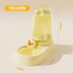 Nunbell AquaNest kisállat automata itató- 3, 8L - Sárga
