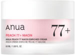 Anua - Peach 77 Niacin Enriched Cream - Hidratáló niacinamide krém - 50ml