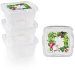 Snips FRESH PP doboz 10x10x5, 5 cm 0, 25 liter (3db-os) (169075)