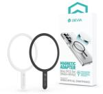 DEVIA ST124936 MagSafe mágneses autós tartóhoz fekete, fehér fém ellenlapka 2db/csomag (ST124936)
