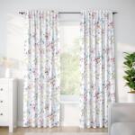 Goldea pamut drapéria - festett réti virágok 140x150 cm