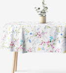 Goldea ovális pamut terítő - festett réti virágok 140 x 280 cm