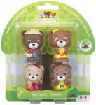 Klorofil Familia de ursuleti browny - pawpaw family - set figurine joc de rol (KLR700300)