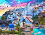 Figured Art Set pictura pe numere, cu sasiu, Peisaj din Grecia, 40x50 cm (FA10051-Y)