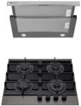 Tornado Pachet Plita incorporabila Tornado Eclipse + Hota Telescopica Tornado Sonora 1200 (60) Inox (75104) - imperios Hota