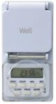 Well Priza programabila digitala Well, pentru exterior, setare min 1 secunda (TIMER-DIG-02-WL)