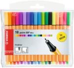 STABILO Point 88 Mini tűfilc, 18 darab, 5 különbőző neon szín (SW688182)
