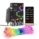 Twinkly Dots TWD060STP-T Beltéri LED Fényfüzér 3m - Színes