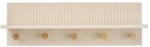 House Nordic Cuier de perete bej cu raft 50 cm Rocca - House Nordic Agatator cuier