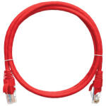NIKOMAX Patch kábel S/FTP, CAT6a, PVC, 0, 5m, piros (NMC-PC4SA55B-005-RD) - bbmarket