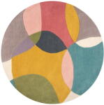 Flair Rugs Ръчно изработен вълнен кръгъл килим ø 160 cm Glow Multi - Flair Rugs (503119376990)