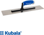 Kubala 0488 Master Line XL köszőnyeg simító, lekerekített sarkokkal 405x80 mm - sima (1, 0 mm vtg inox, 3K gumírozott nyél) (0488)