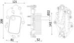 MAHLE Chladič motorového oleja MAHLE CLC 277 000S (CLC 277 000S)