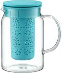 AMBITION Ceainic sticla cu infuzor plastic 1L, turcoaz, Nordic (89008)