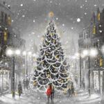 PPD La Fete de Noel papírszalvéta 33x33cm, 20db-os