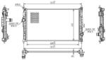 MTR Radiator, racire motor MTR 13054882 (13054882) - automobilus