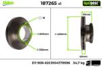 VALEO Disc frana VALEO OptiDISC 187265 (187265)