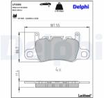 DELPHI set placute frana, frana disc DELPHI LP3585 (LP3585)