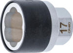 BGS technic Cap cheie tubulară profil spiral / Extractoare de șuruburi | Acţionare hexagon exterior 17 mm | 17 mm (BGS 7510-17)