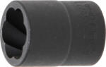 BGS technic Cap cheie tubulară profil spiral / Extractoare de șuruburi | 10 mm (3/8") | 17 mm (BGS 5277)