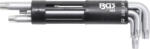 BGS technic Set chei tip L | extra lungi | Profil T (pentru Torx) cu gaură T10 - T50 | 8 piese (BGS 805)