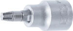 BGS technic Bit detaşabil extractoare şuruburi | acţionare pătrat interior 10 mm (3/8") | pentru profil T defect (pentru Torx) T27 (BGS 7098-T27)