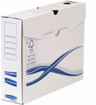 Fellowes Archiváló doboz A4, 80 mm, FELLOWES Bankers Box Basic, 10 db/csomag, kék-fehér (4460103)