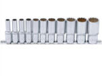 BGS technic Set chei tubulare 12 colțuri, adânci 10 mm (3/8