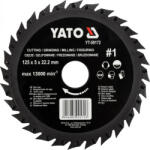 TOYA Disc de tăiere tip răspăluit 125 mm (YT-59172) Pila