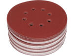 TOYA Disc fibră tip arici 150 mm / P180, 8 găuri, 50 buc (YT-834597) - mistertools