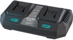 Bormann încărcător dublu rapid 20V, Li-Ion, 2x4Ah, 3A (BBP2005)