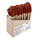 NEO TOOLS Șireturi pentru încălțăminte 120cm, portocaliu/negru (82-392)