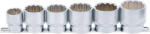 BGS technic Set chei tubulare, 12 colțuri | 12, 5 mm (1/2") | 24 - 38 mm | 12 piese (BGS 70102)