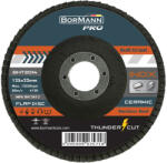 Bormann disc abraziv "THUNDER-CUT" cu lame din ceramică inox Φ125x22 #120 (BHT2014)